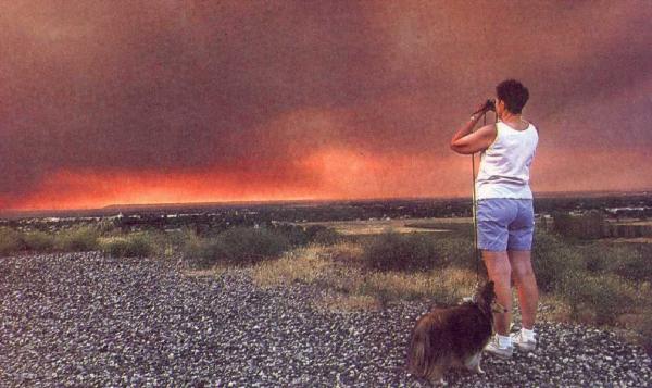 June, 2000 - Wildfire in Benton City